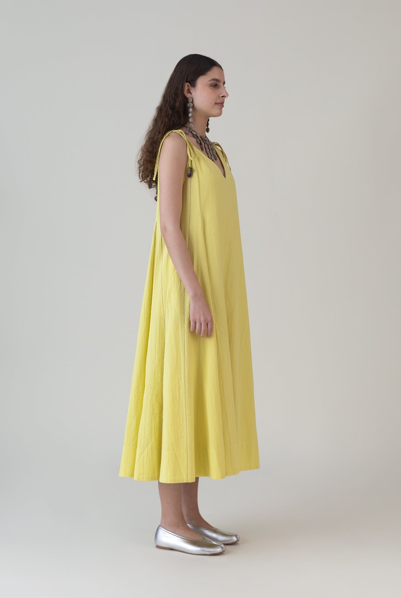 Shimun Lime Dress - CiceroniDressesShades of India