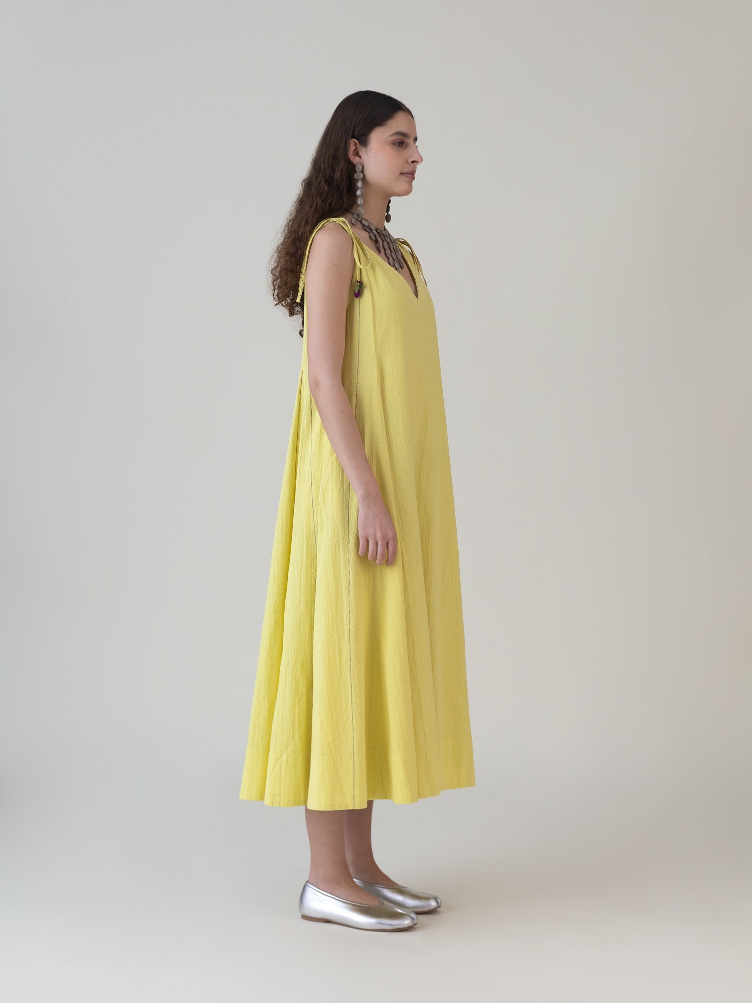 Shimun Lime Dress - CiceroniDressesShades of India
