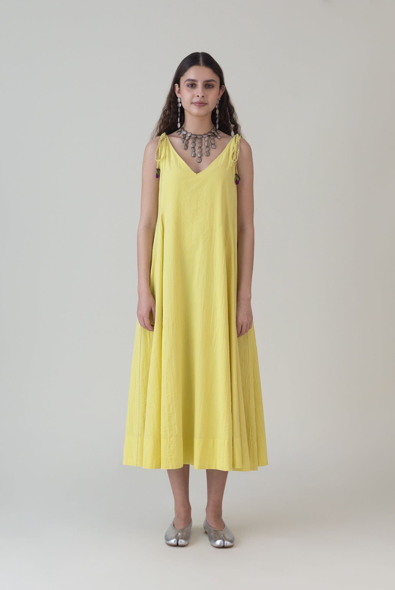 Shimun Lime Dress - CiceroniDressesShades of India