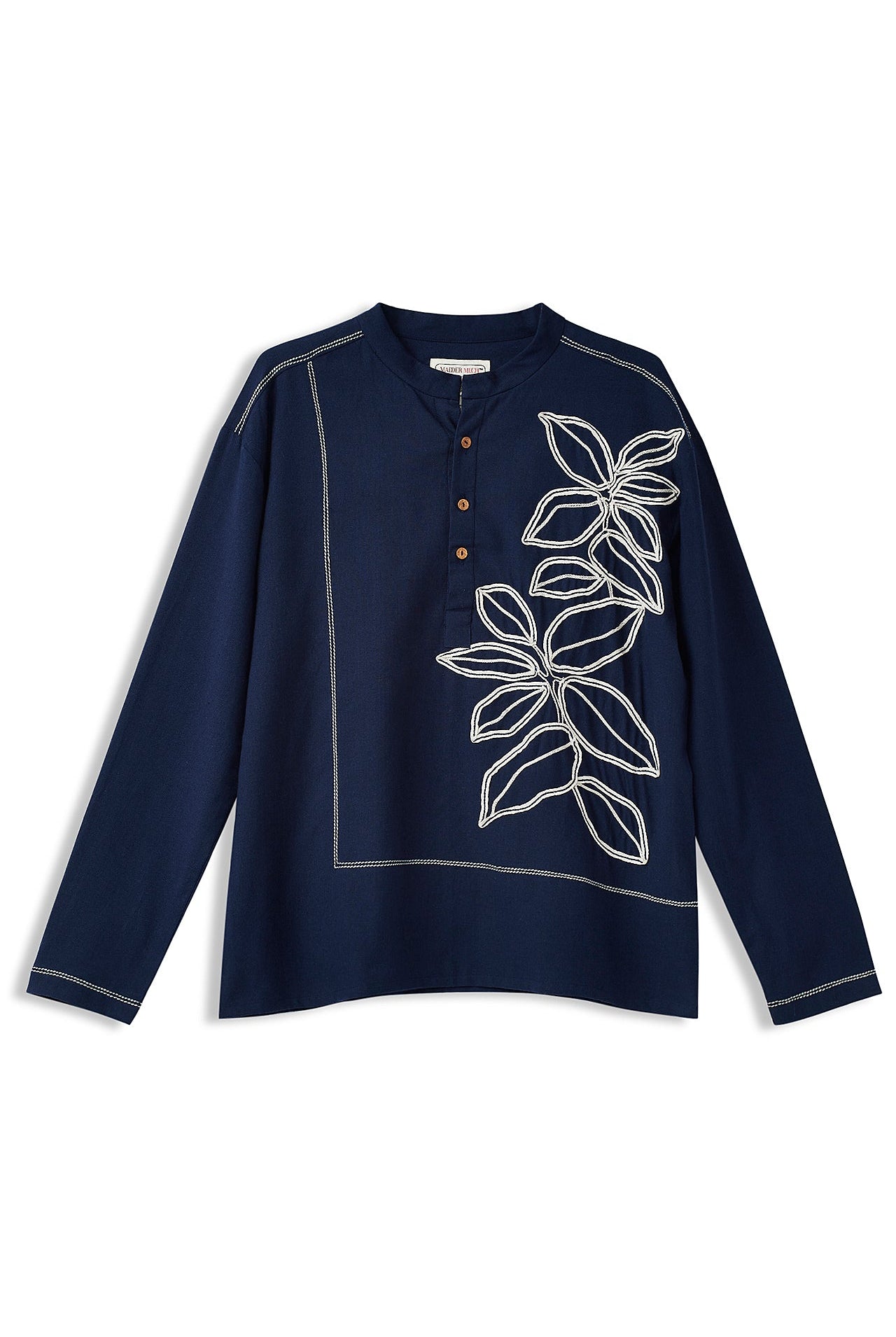 Shirt Bisa – Indigo’s Wildflower Burst - CiceroniWomen ShirtsMadder Much