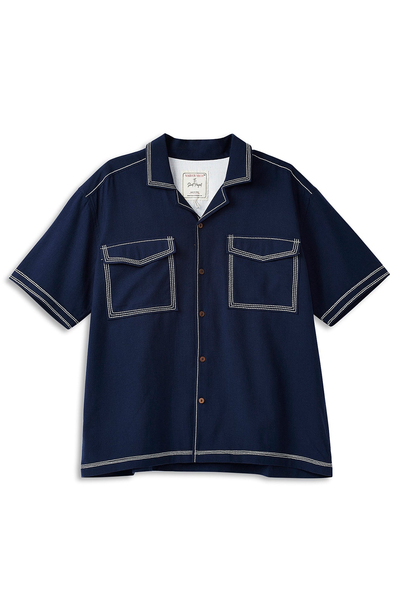 Shirt Manil – Indigo, Hold the Drama - CiceroniWomen ShirtsMadder Much