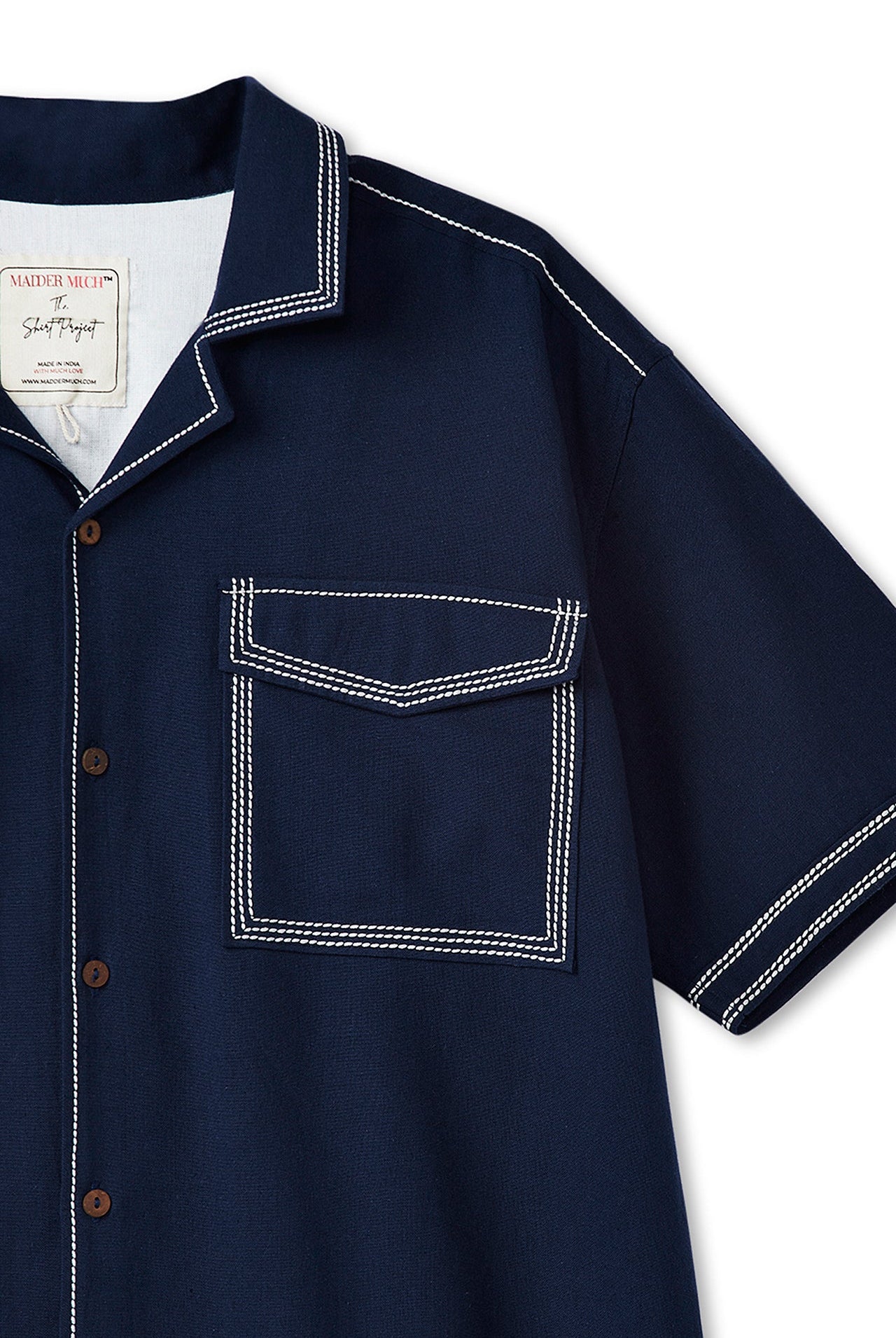 Shirt Manil – Indigo, Hold the Drama - CiceroniWomen ShirtsMadder Much