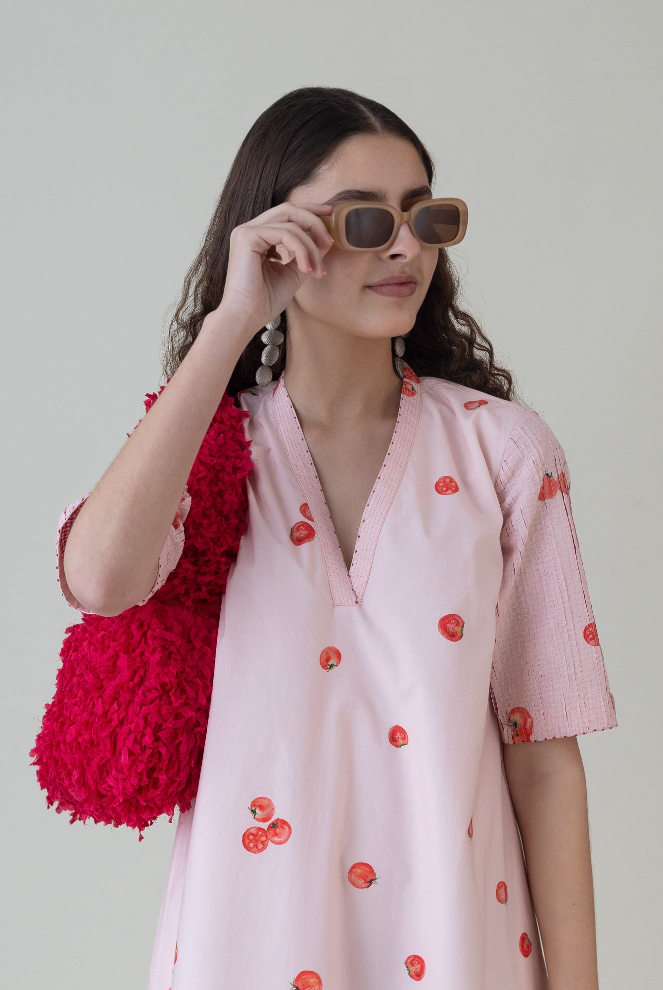 Shizuku Pink Dress - CiceroniDressesShades of India