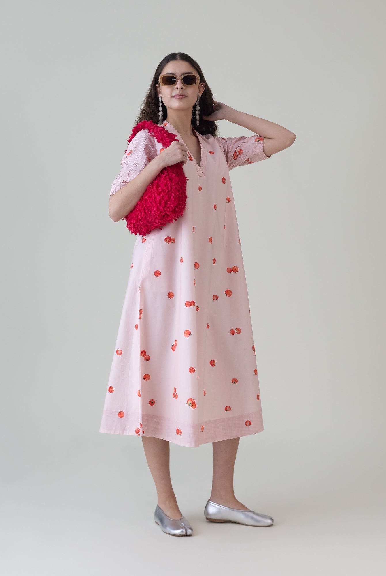 Shizuku Pink Dress - CiceroniDressesShades of India