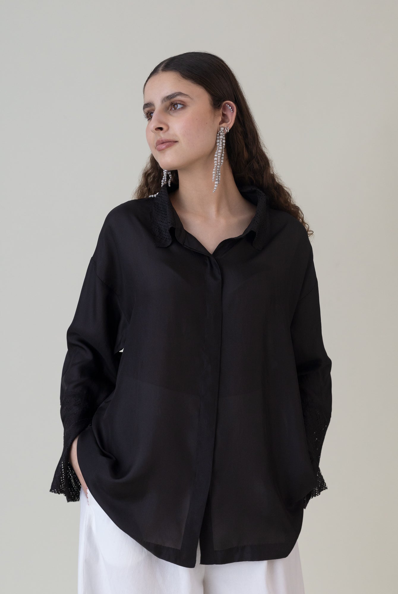 Shokora Dark Chocolate Shirt - CiceroniWomen ShirtsShades of India