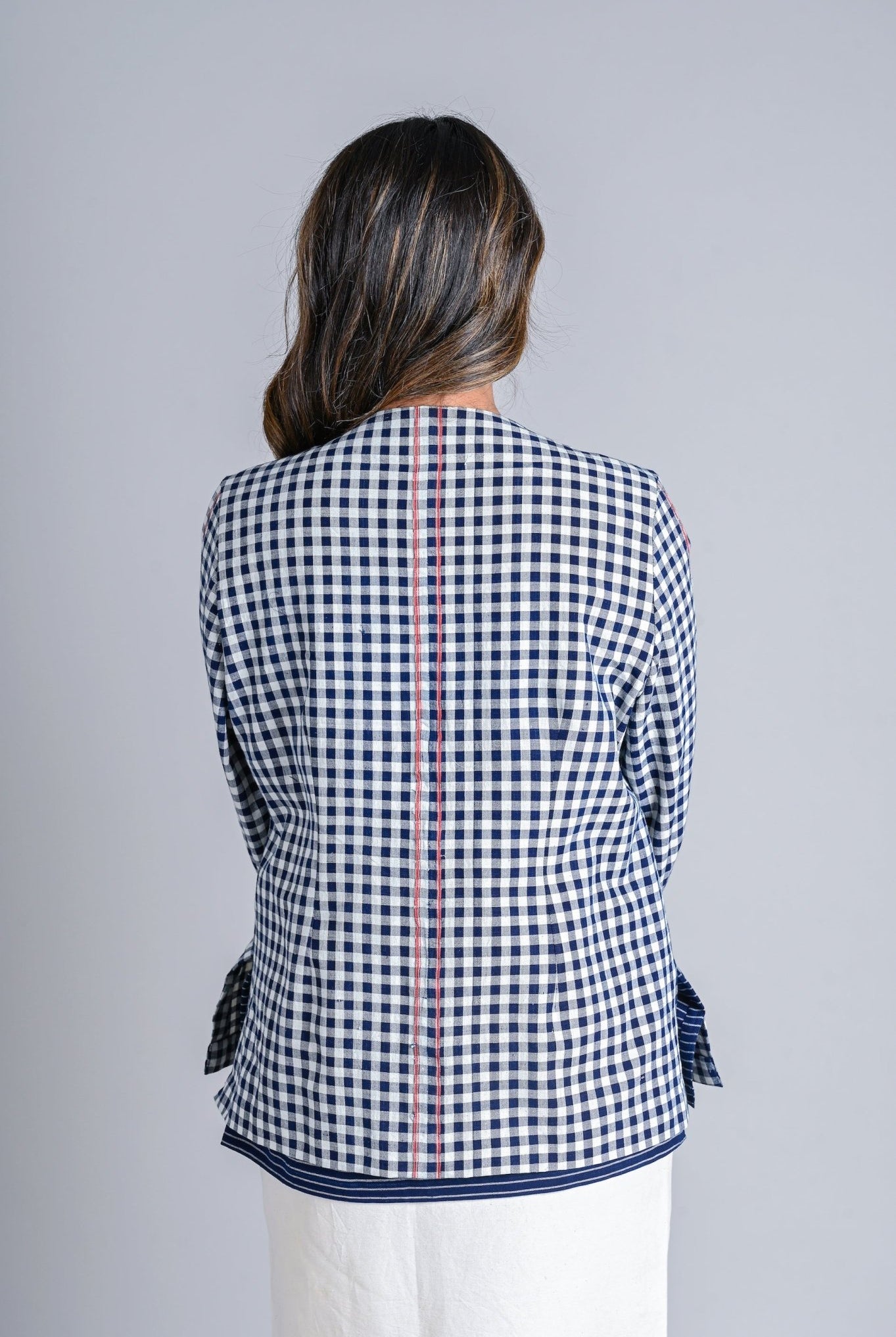Short Fold Up Sleeve Jacket - CiceroniJacketsRang by Rajvi