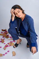 Short Fold Up Sleeve Jacket - CiceroniJacketsRang by Rajvi