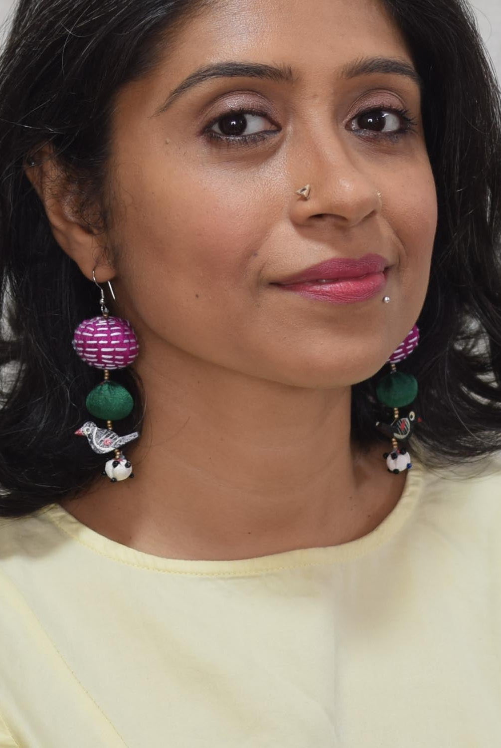 Short Tia earrings - Multicolor - CiceroniEarringPaulami