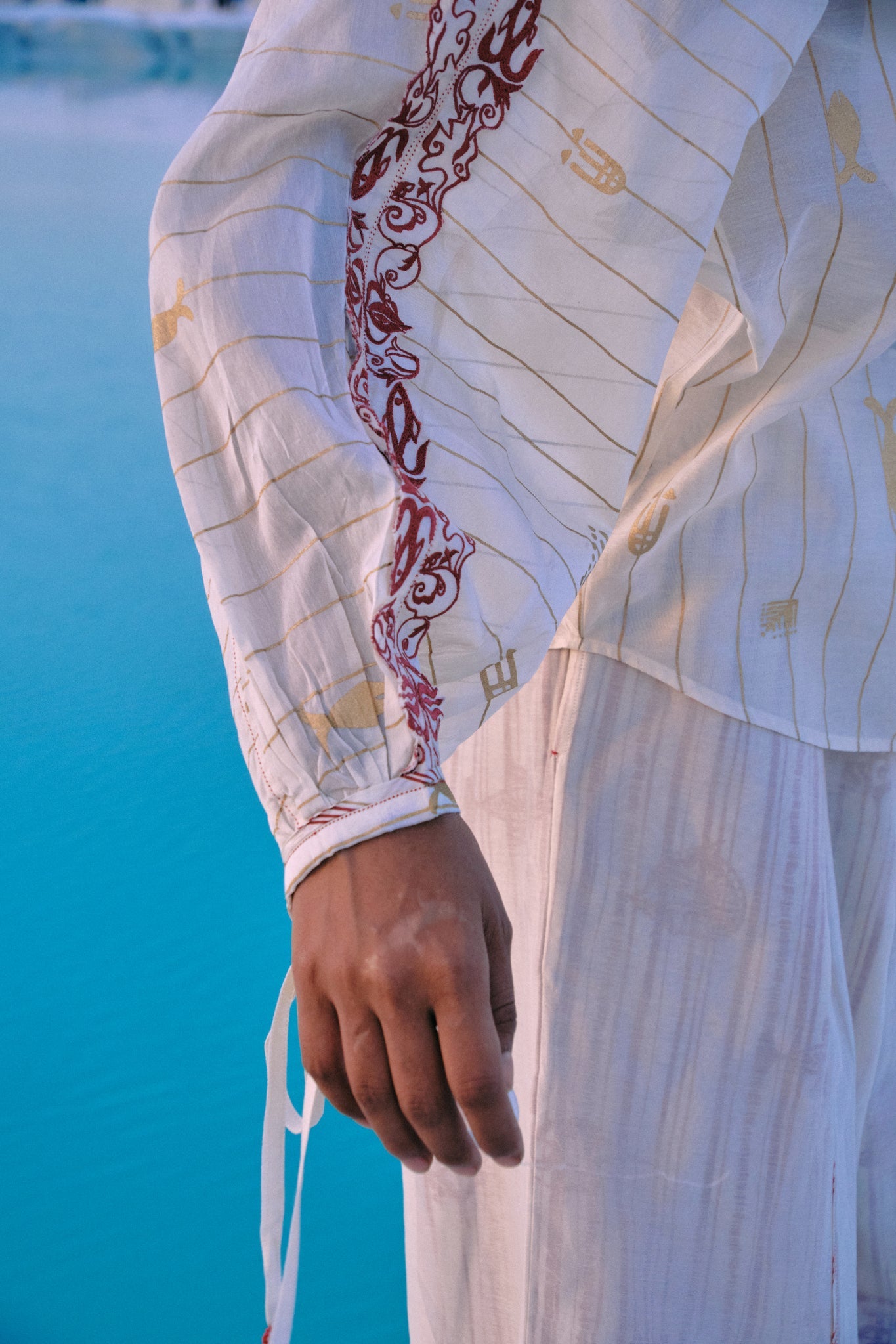 Shwe Stripe Dolman Shirt - CiceroniWomen ShirtsAhmev