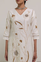 Shwetara Kurta and Sheer Pants Set - CiceroniKurta Set, Festive WearSilai Studio