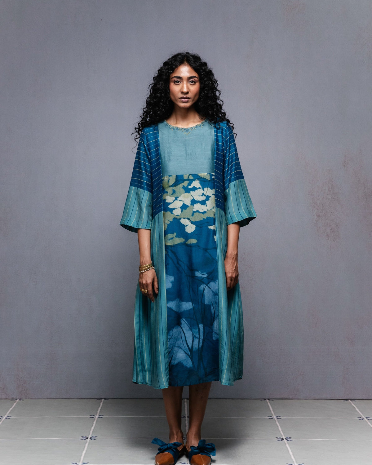 Sia Dress in Blue - CiceroniDressesSubbah