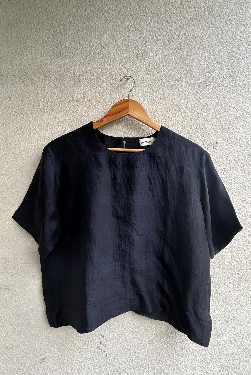 Silk Box Top - CiceroniTopswith N.
