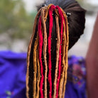 Silk Gold Pink Hair Strings - CiceroniHair StringsBy Nirjari