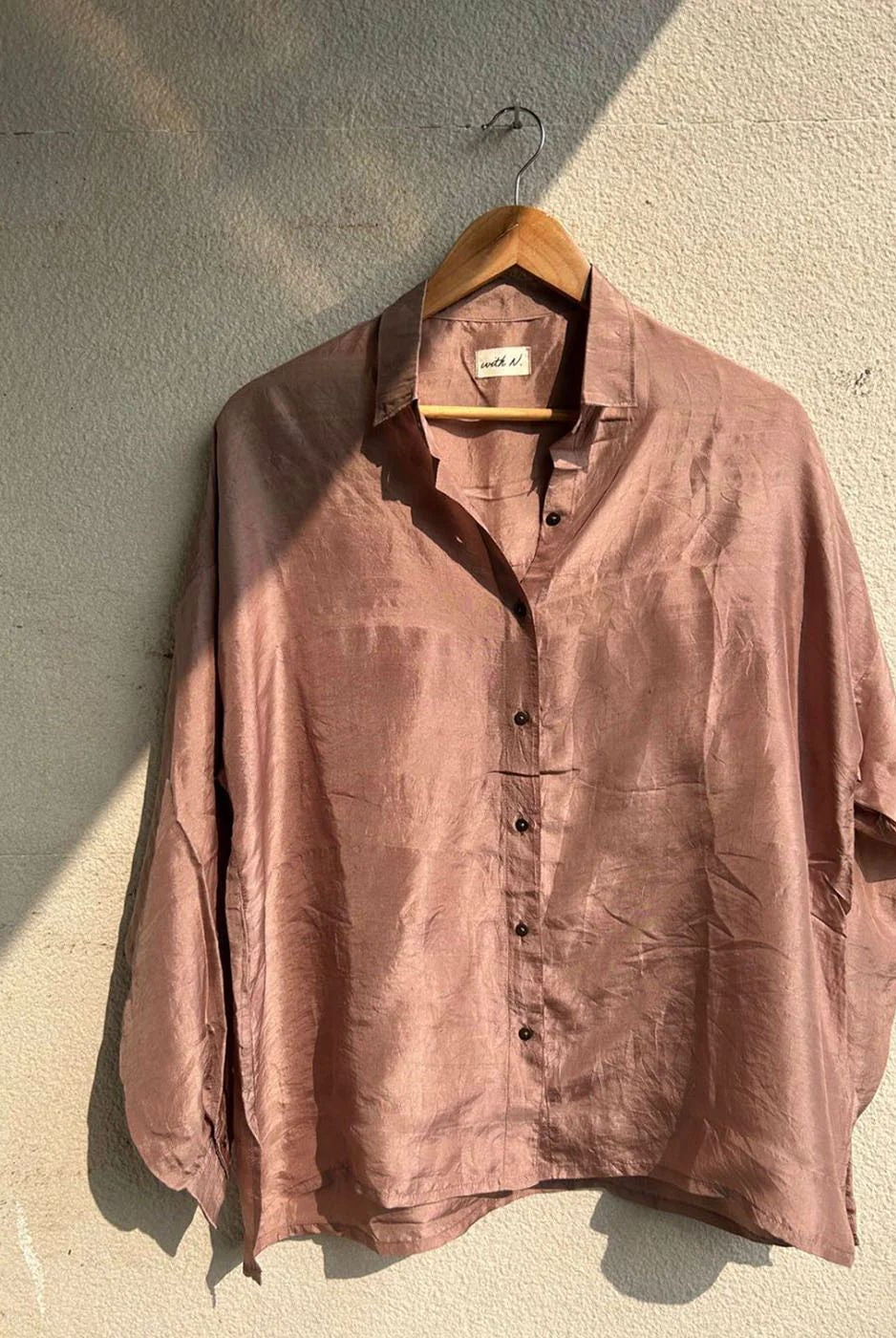 Silk Oversized Shirt - CiceroniWomen Shirtswith N.