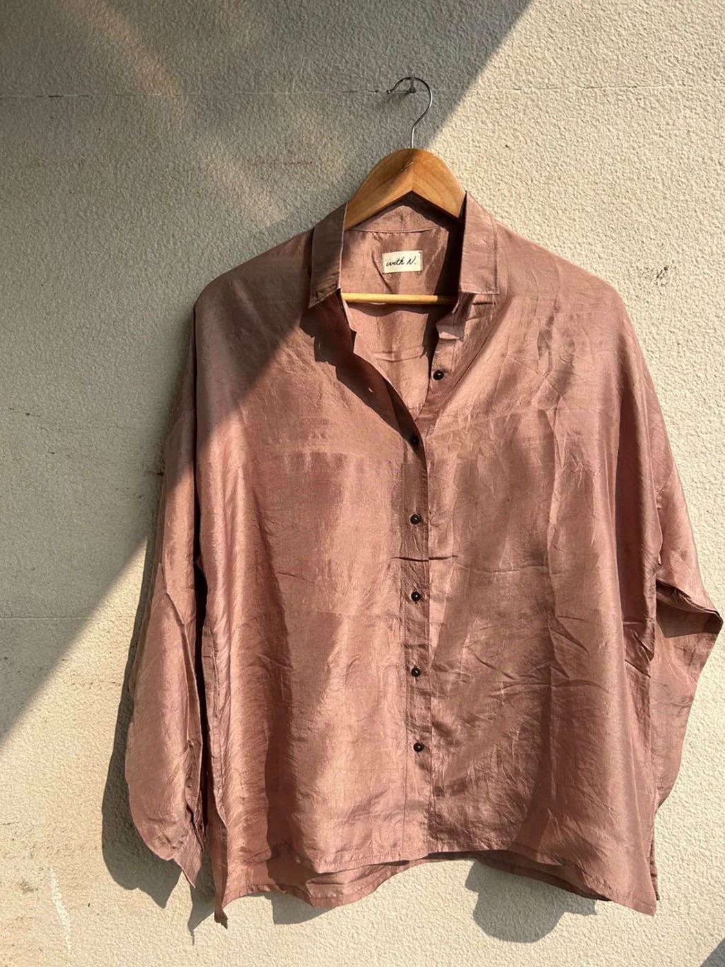 Silk Oversized Shirt - CiceroniWomen Shirtswith N.