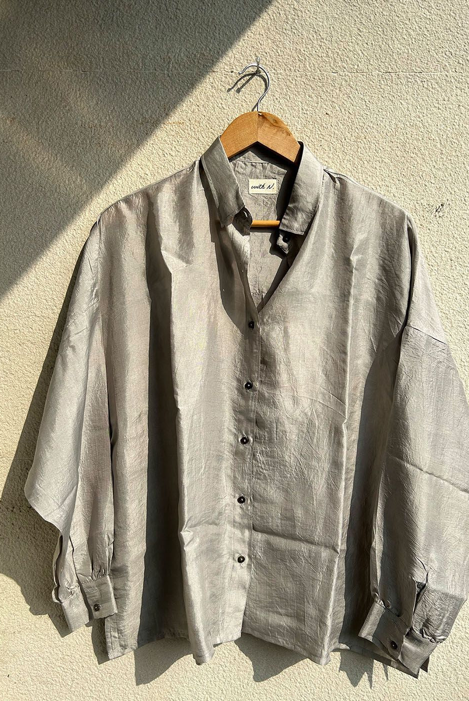 Silk Oversized Shirt - CiceroniWomen Shirtswith N.