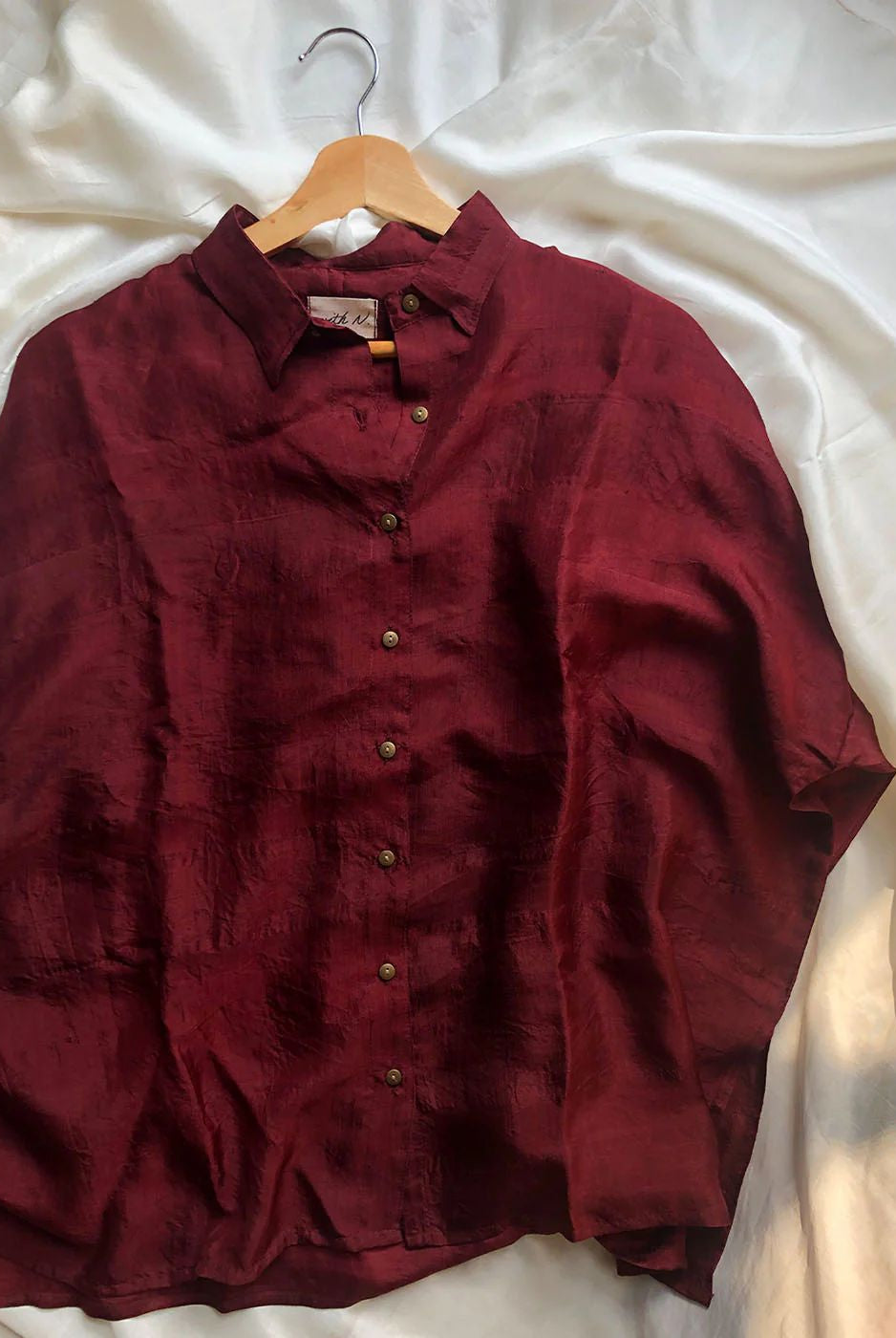 Silk Oversized Shirt - CiceroniWomen Shirtswith N.