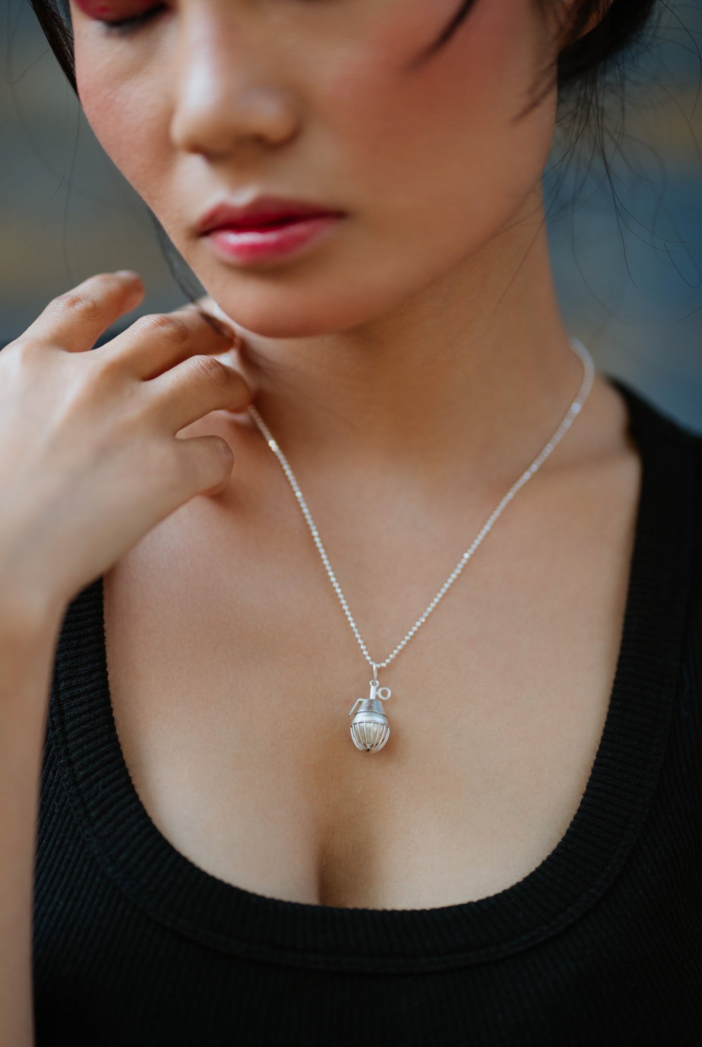 Silver Ball Grenade - CiceroniNeckpieceBaka