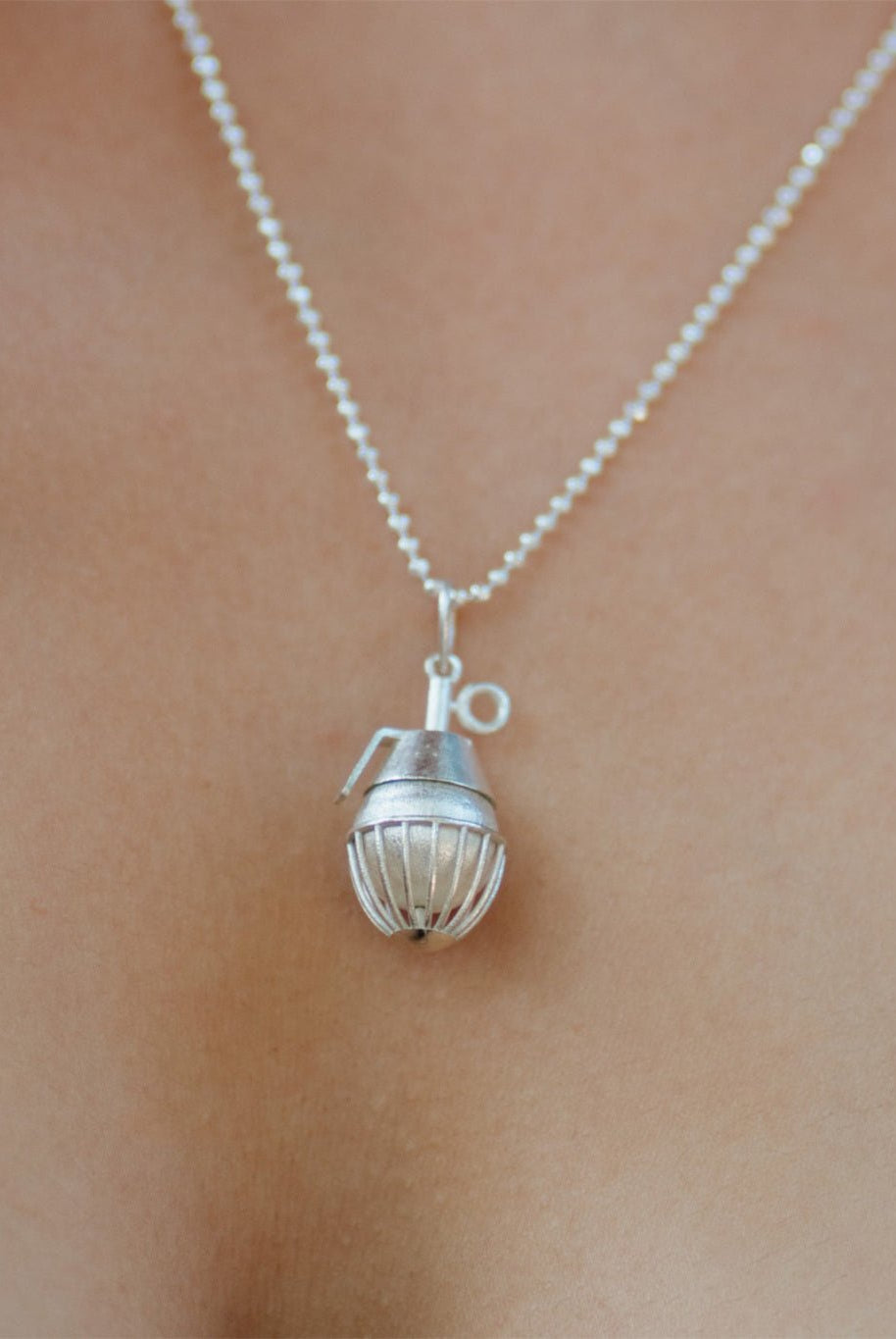 Silver Ball Grenade - CiceroniNeckpieceBaka