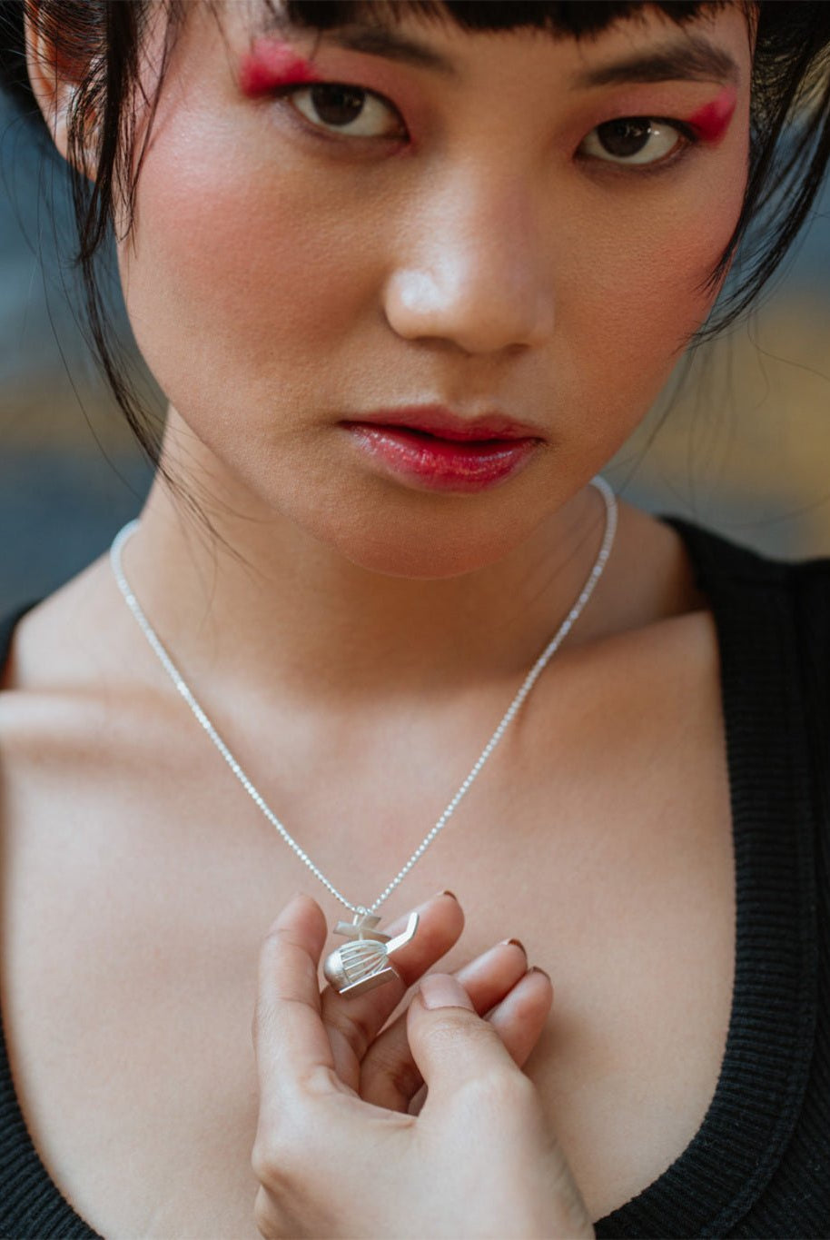 Silver Ball Helicopter - CiceroniNeckpieceBaka