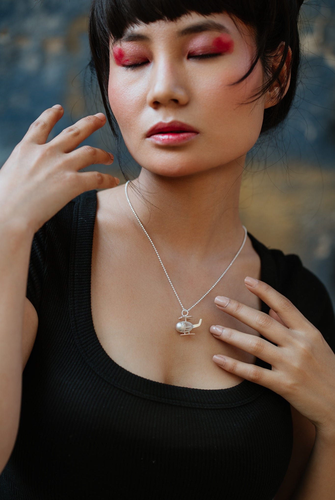 Silver Ball Helicopter - CiceroniNeckpieceBaka