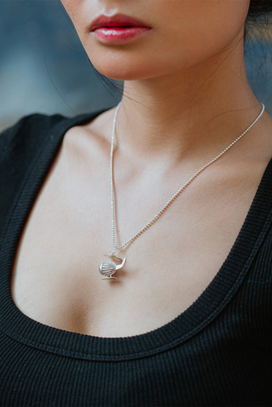 Silver Ball Helicopter - CiceroniNeckpieceBaka