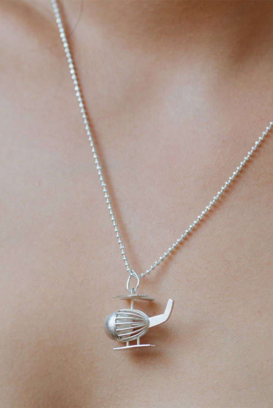 Silver Ball Helicopter - CiceroniNeckpieceBaka