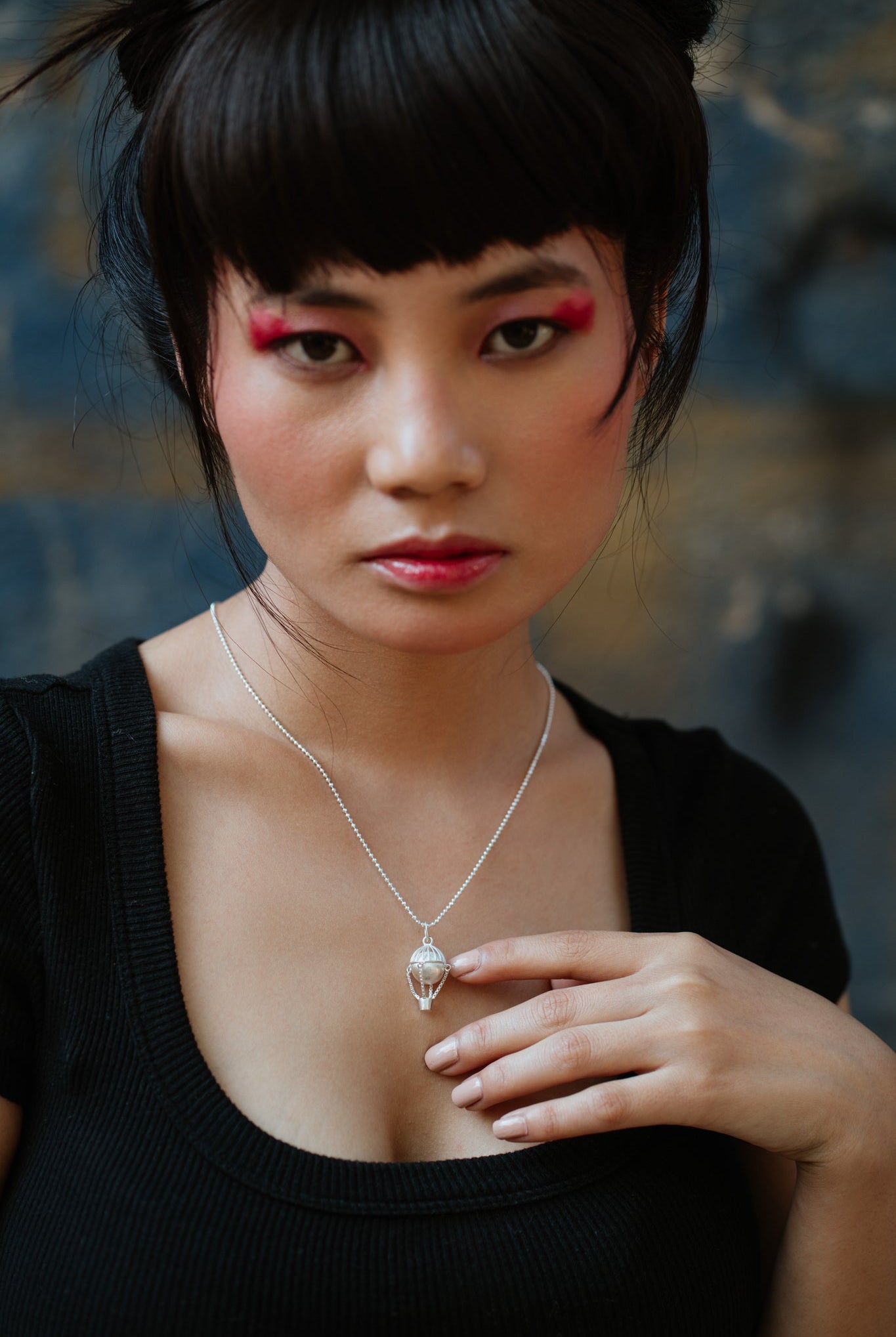 Silver Ball Hot Air Balloon - CiceroniNeckpieceBaka