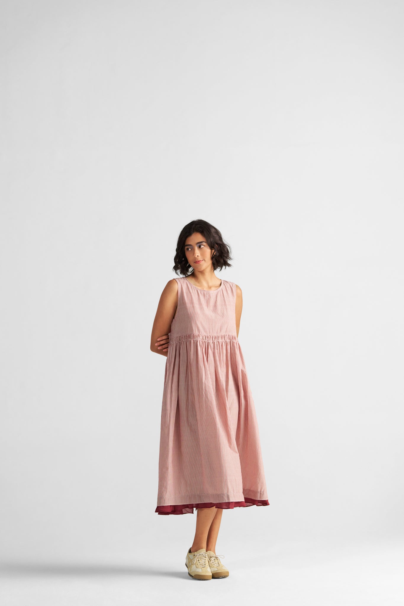 Simply Her Dress - Handwoven Textures - CiceroniDressesPaeony