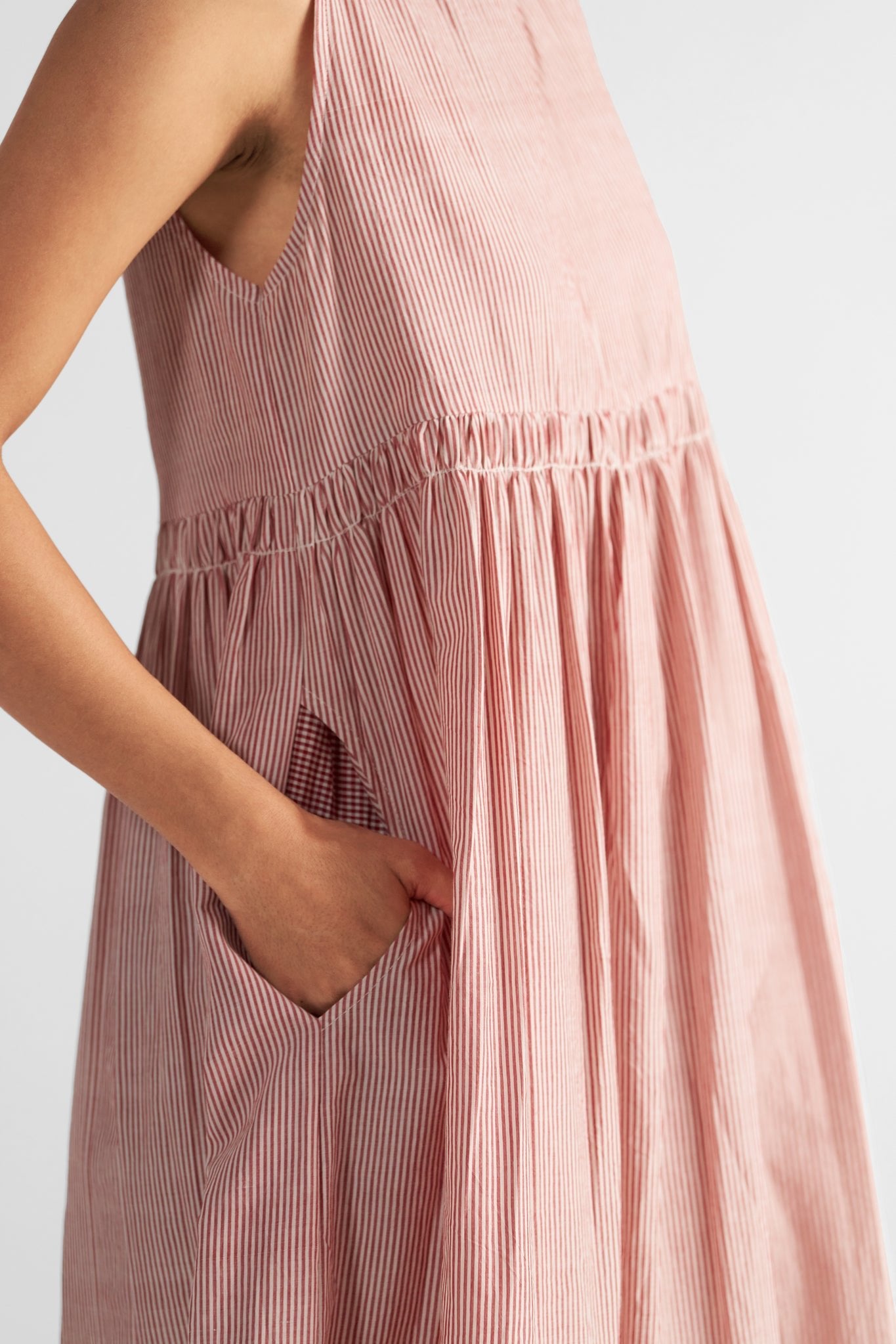 Simply Her Dress - Handwoven Textures - CiceroniDressesPaeony