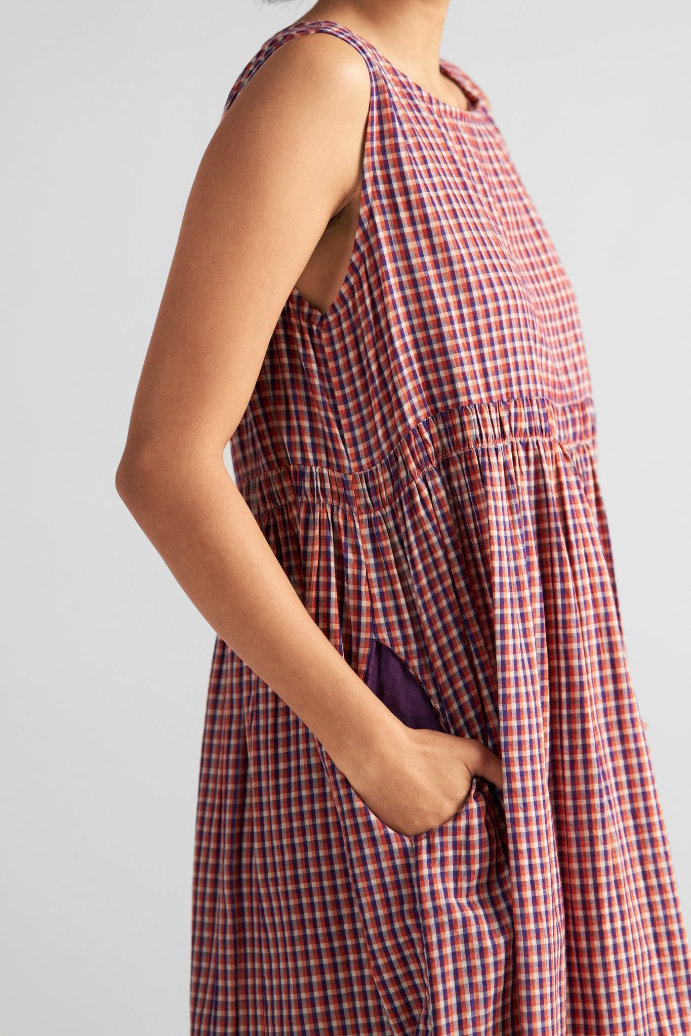 Simply Her Dress - Handwoven Textures - CiceroniDressesPaeony