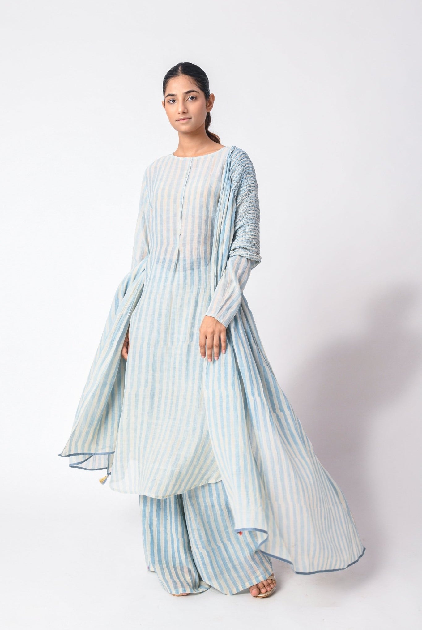 Sky Dupatta Set - CiceroniKurta SetJayati Goenka