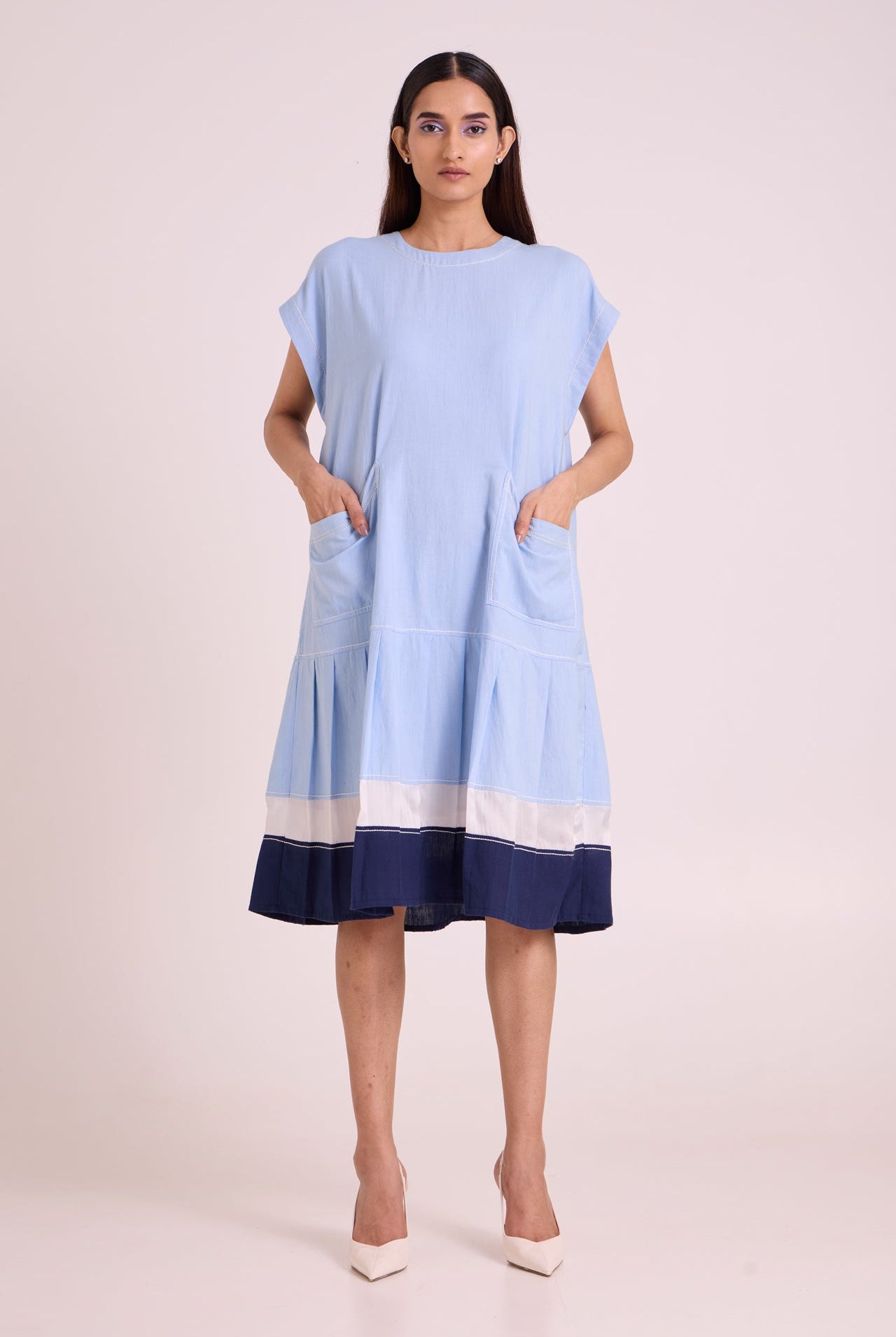 Sky Mitzi - Relaxed Volume Dress - CiceroniDressMadder Much