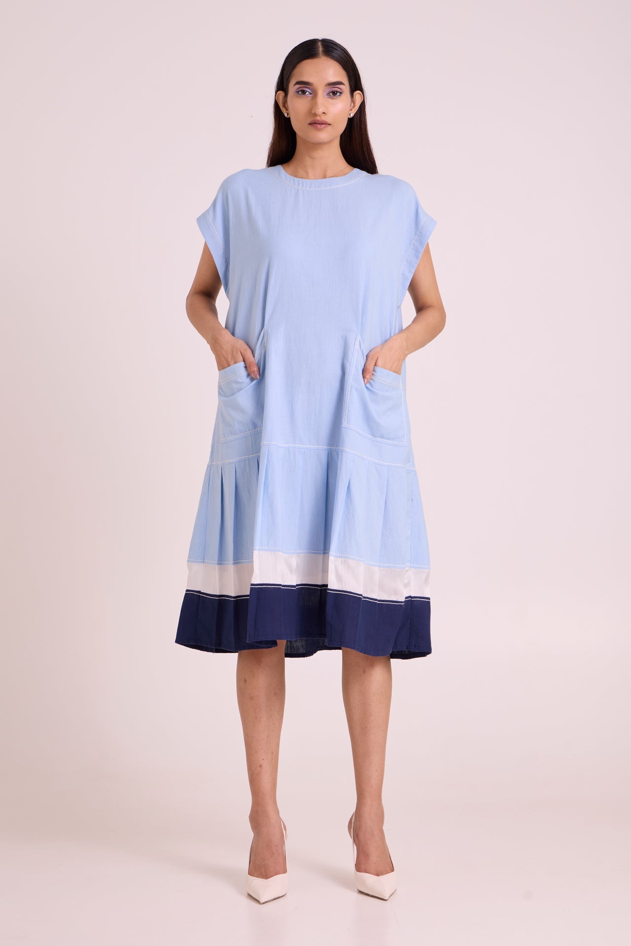 Sky Mitzi - Relaxed Volume Dress - CiceroniDressMadder Much