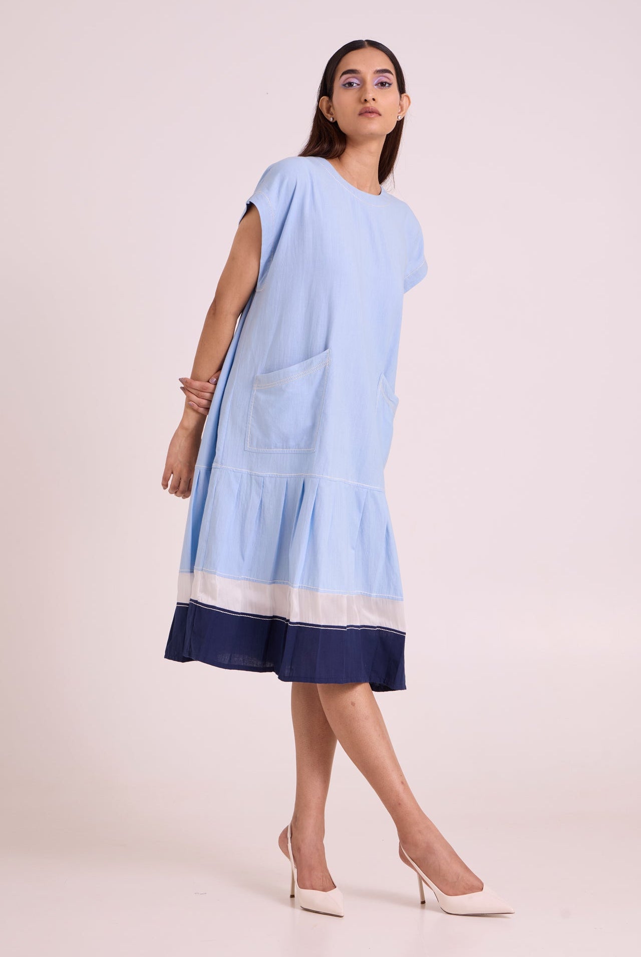 Sky Mitzi - Relaxed Volume Dress - CiceroniDressMadder Much