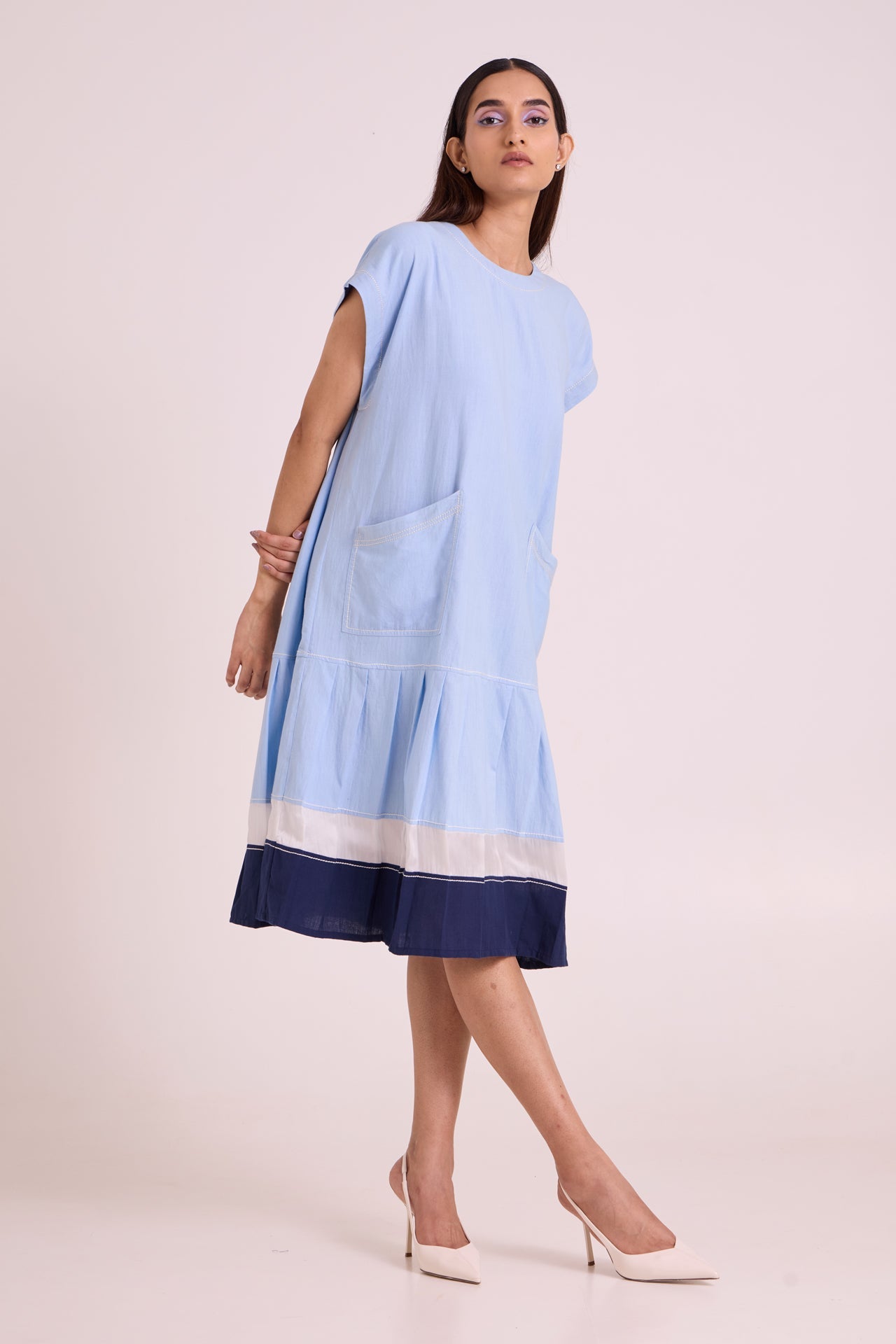 Sky Mitzi - Relaxed Volume Dress - CiceroniDressMadder Much