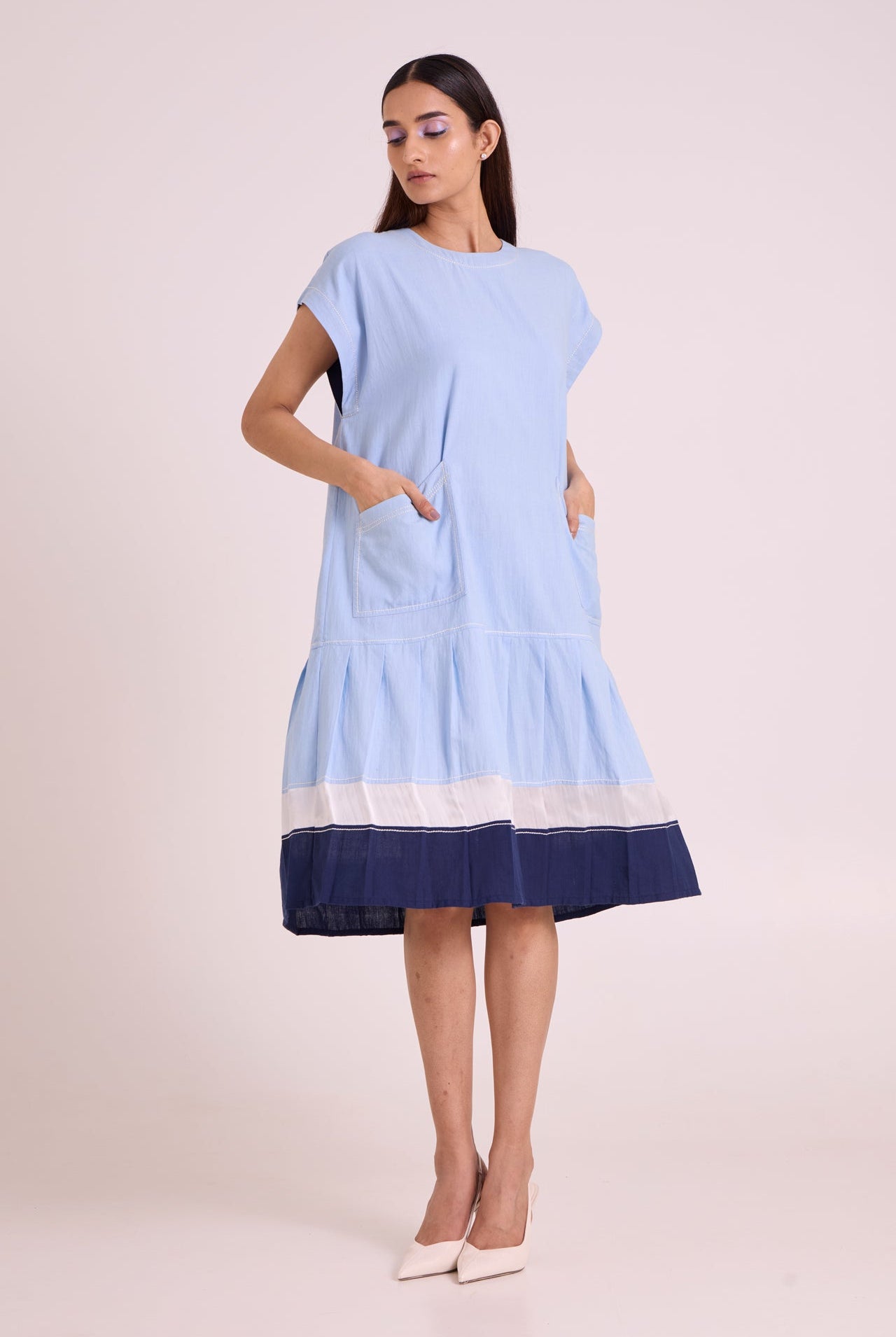 Sky Mitzi - Relaxed Volume Dress - CiceroniDressMadder Much
