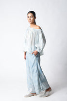 Sky Off Shoulder Co - ord Set - CiceroniCo - ord SetJayati Goenka