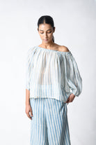 Sky Off Shoulder Co - ord Set - CiceroniCo - ord SetJayati Goenka