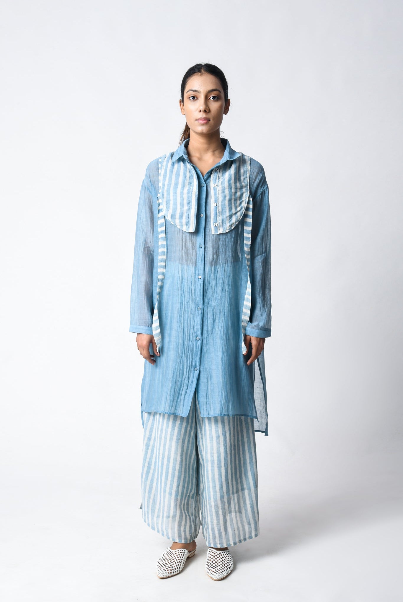 Sky Shirt Co - ord Set - CiceroniKurta Set, Everyday WearJayati Goenka
