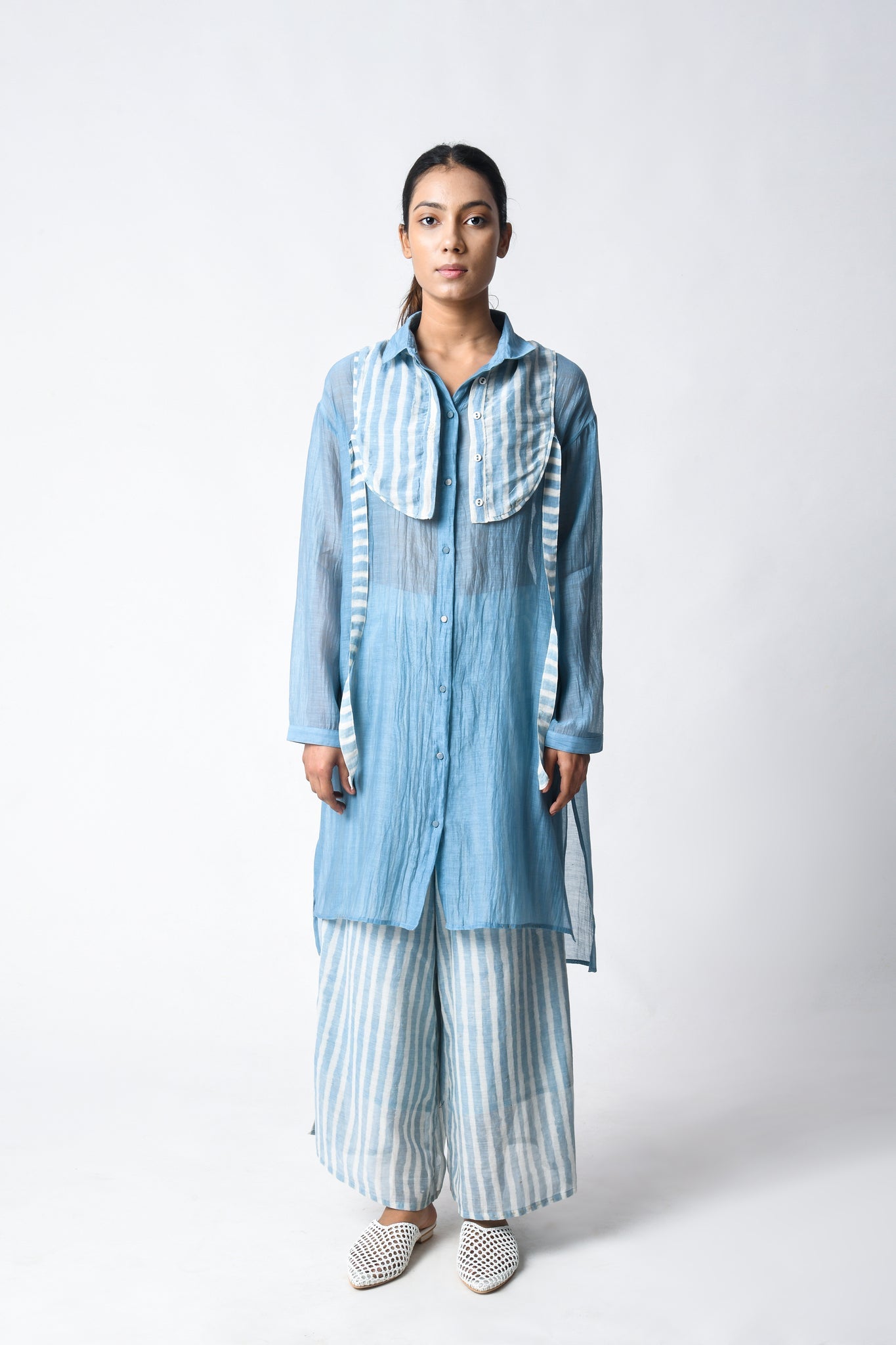 Sky Shirt Co - ord Set - CiceroniKurta Set, Everyday WearJayati Goenka