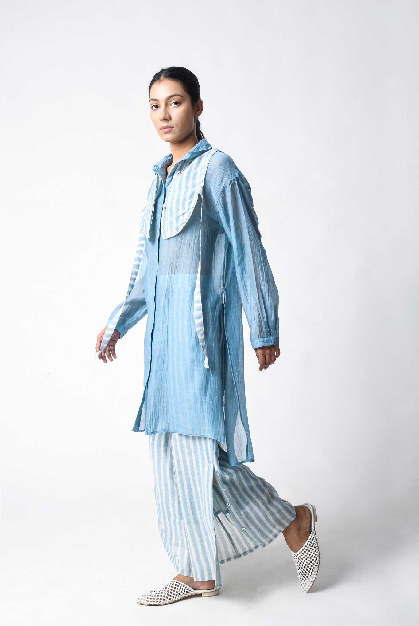 Sky Shirt Co - ord Set - CiceroniKurta Set, Everyday WearJayati Goenka