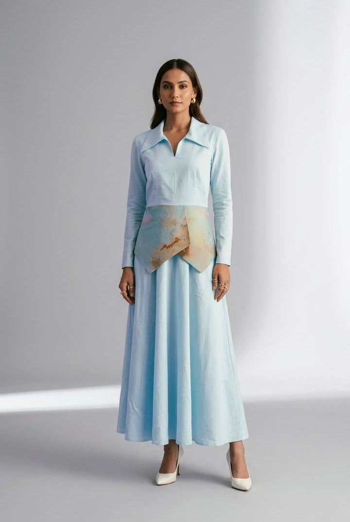 Skylark Belt Dress - CiceroniDressArtbeats by Keerthana