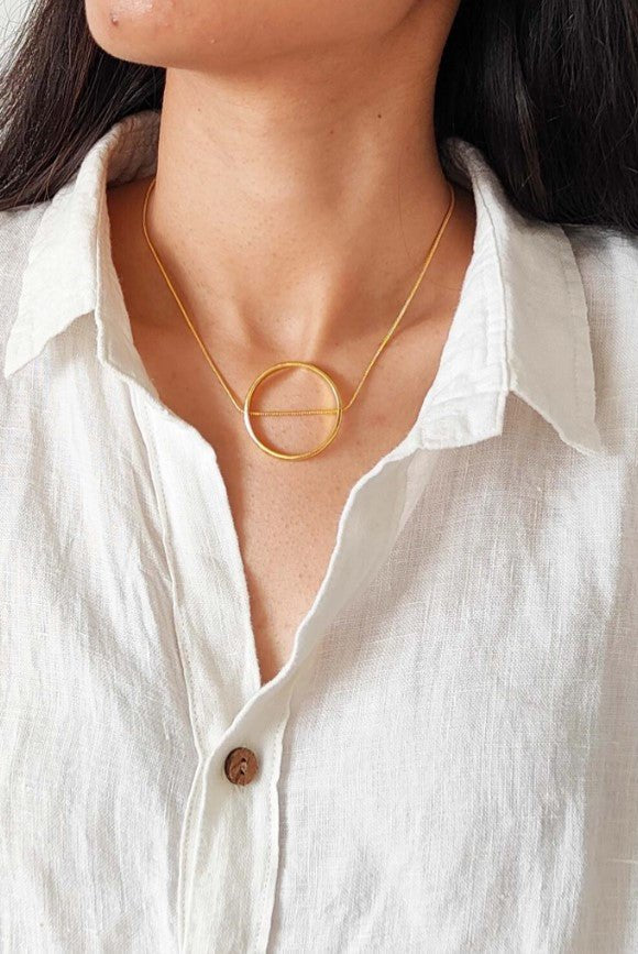 Slit a Circle Neckpiece - CiceroniNeckpieceDE'ANMA