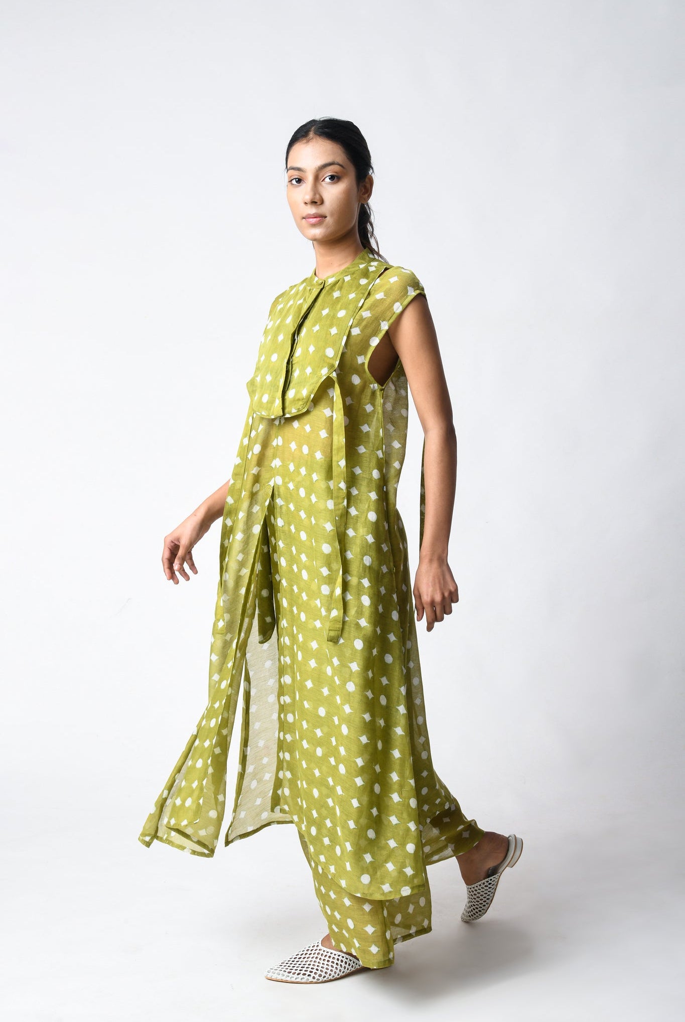 Slit Tunic Henna Set - CiceroniKurta Set, Everyday WearJayati Goenka