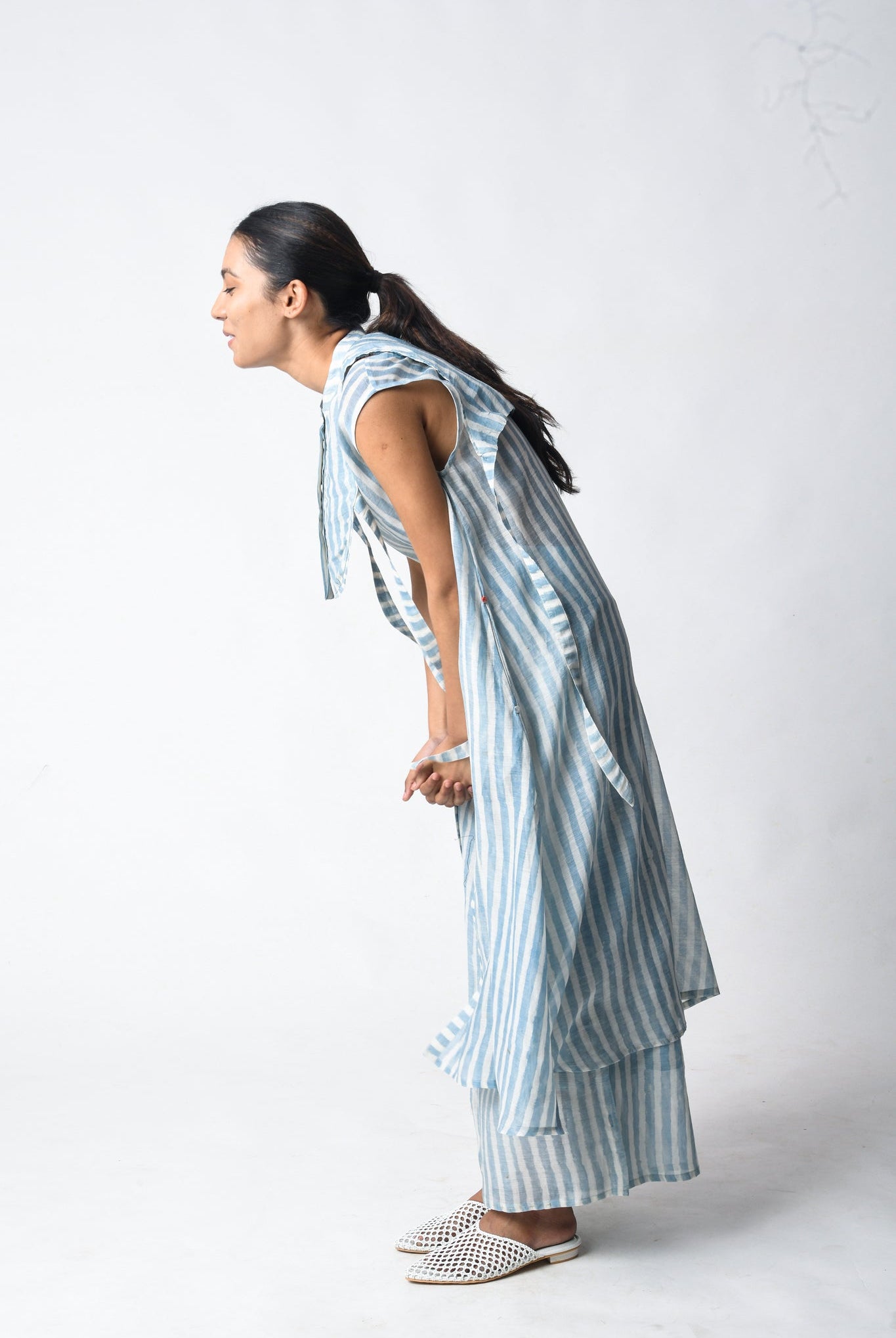 Slit Tunic Sky Set - CiceroniKurta Set, Everyday WearJayati Goenka