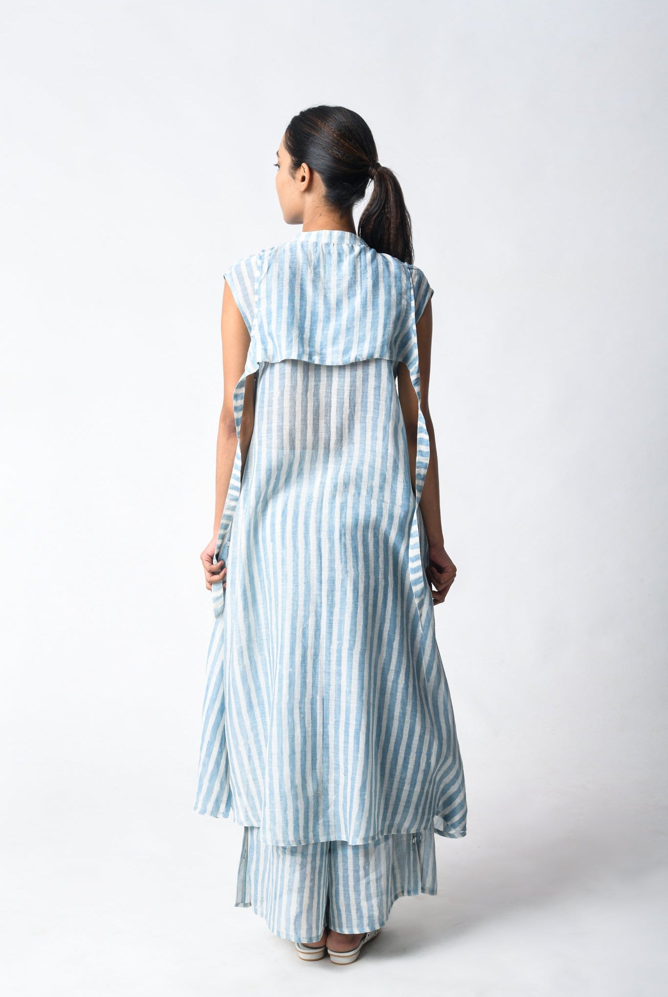 Slit Tunic Sky Set - CiceroniKurta Set, Everyday WearJayati Goenka