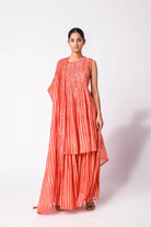 Smocky Coral Set - CiceroniKurta SetJayati Goenka