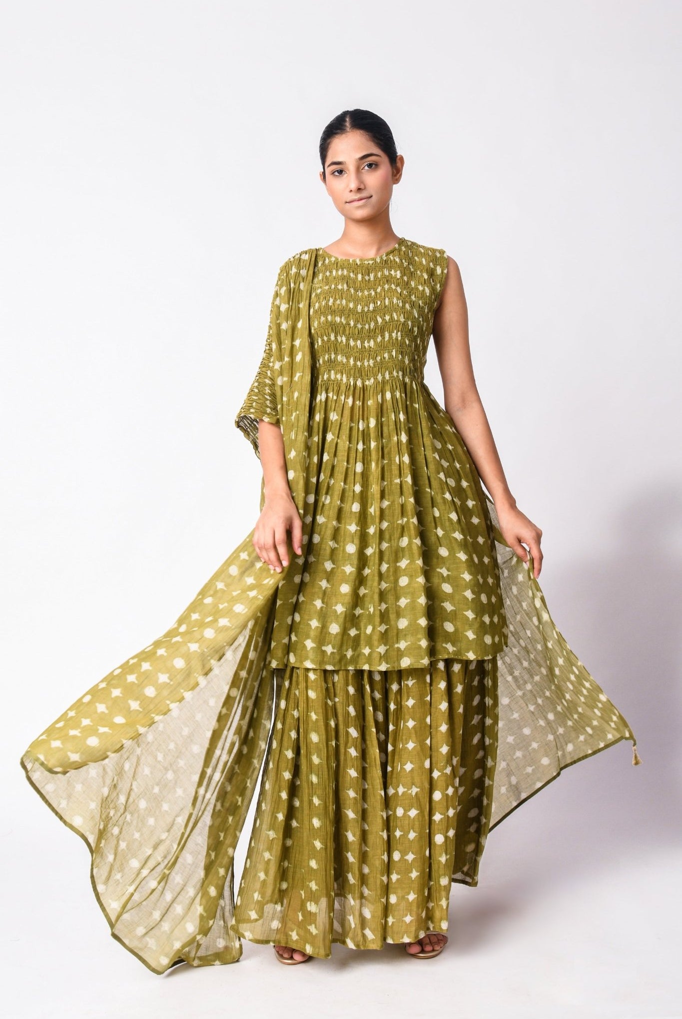 Smocky Heena Set - CiceroniKurta SetJayati Goenka