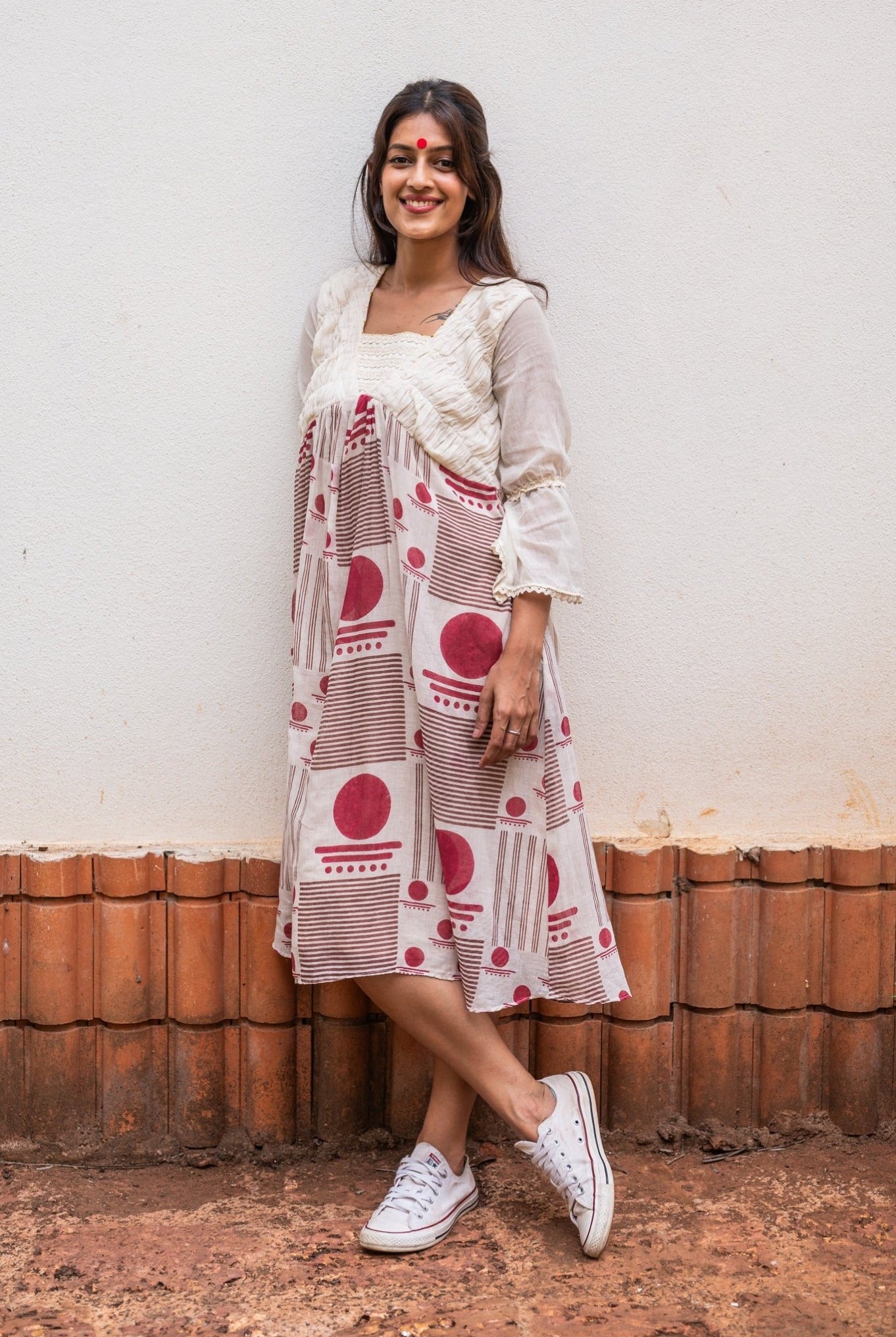 Snigdha Midi Dress - CiceroniDressesPrathaa